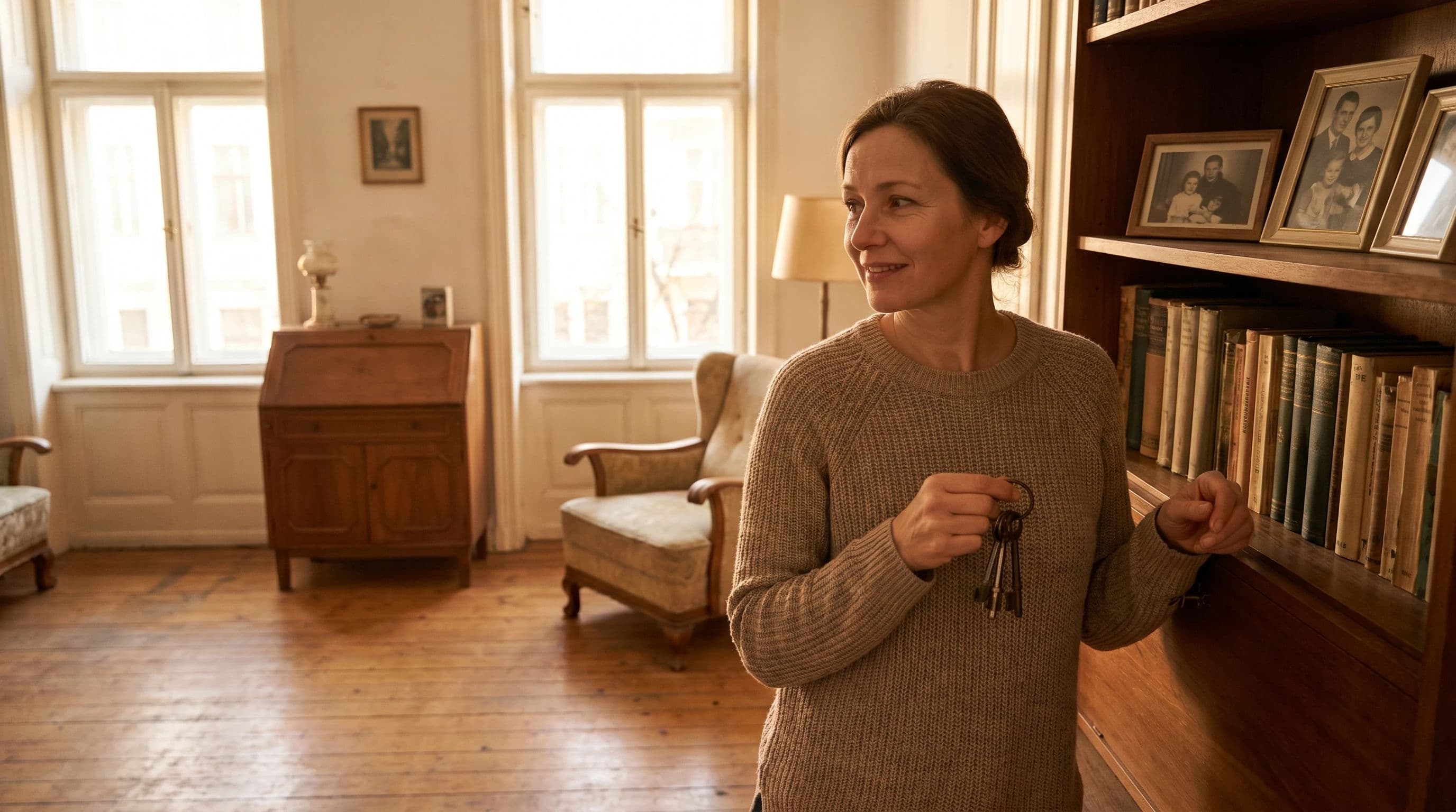Ruhige Bewertung einer geerbten Wohnung vor Verkauf oder Vermietung. Temat SEO: geerbte Wohnung was tun.