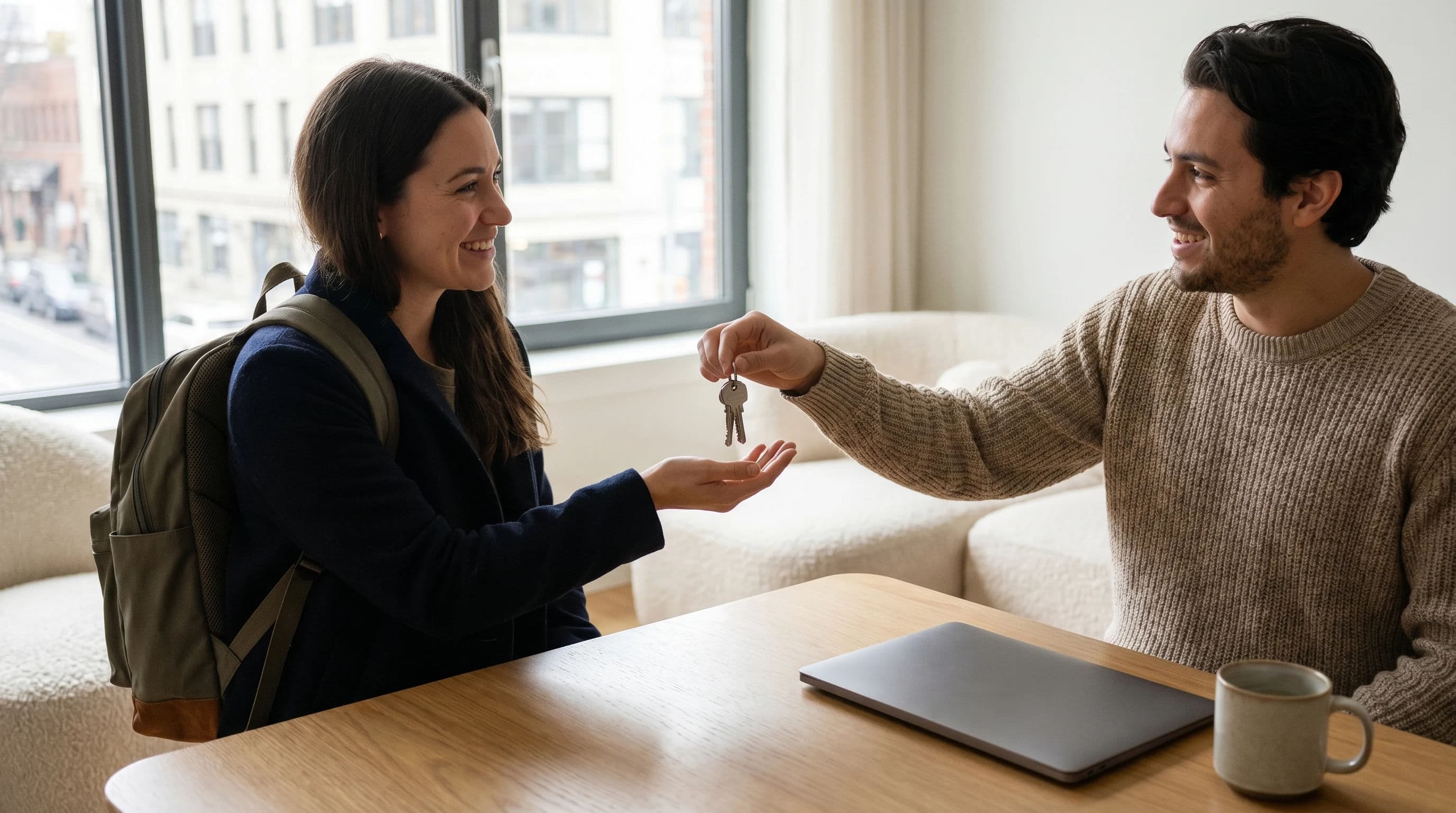 Porównanie sposobów przekazania kluczy: sejf, smart lock i odbiór osobisty. Temat SEO: przekazywanie kluczy najem krótkoterminowy.