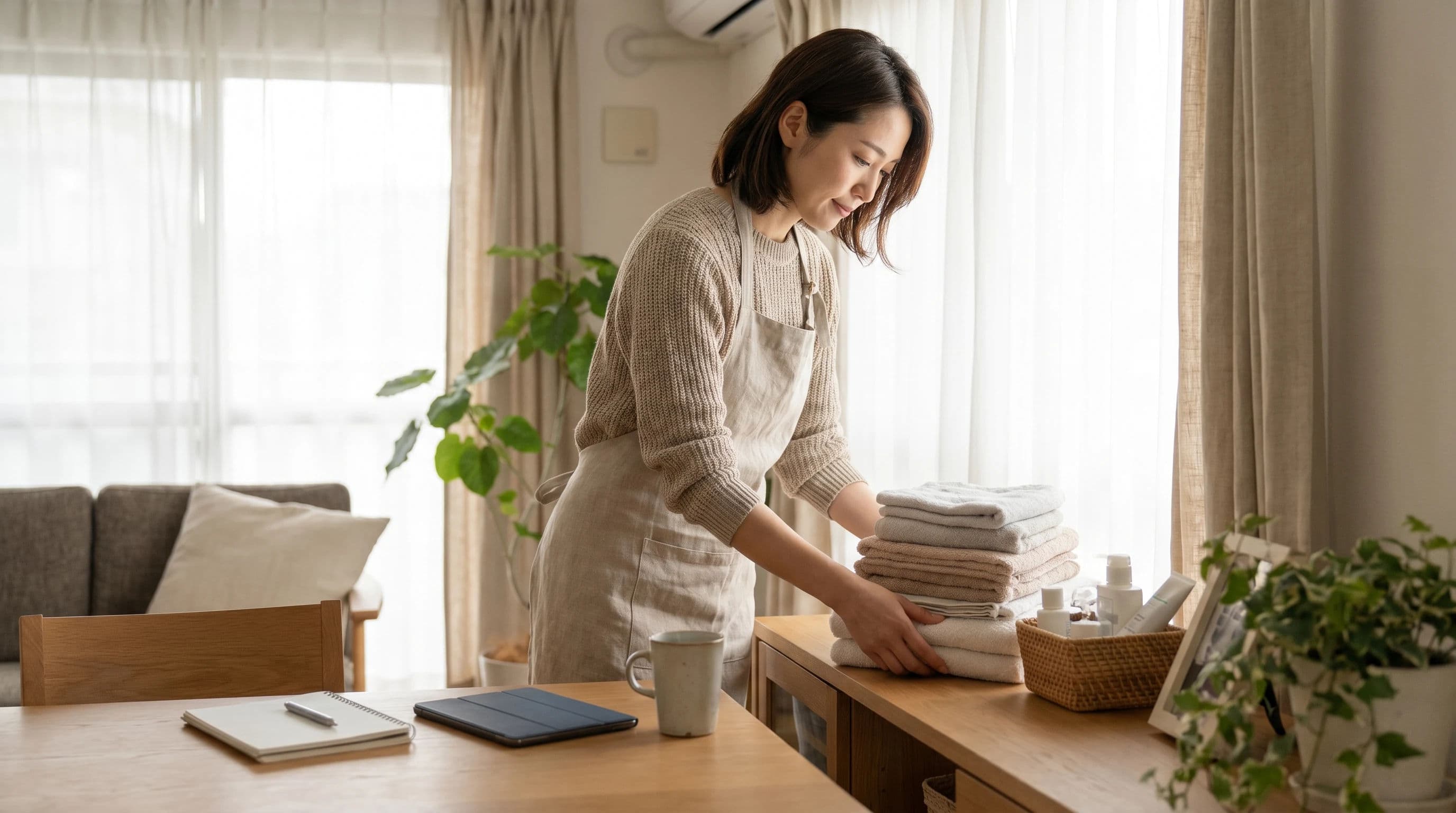 Wizualizacja procesu operacyjnego opisanego w tej części artykułu. Temat SEO: przychody z wynajmu apartamentu.