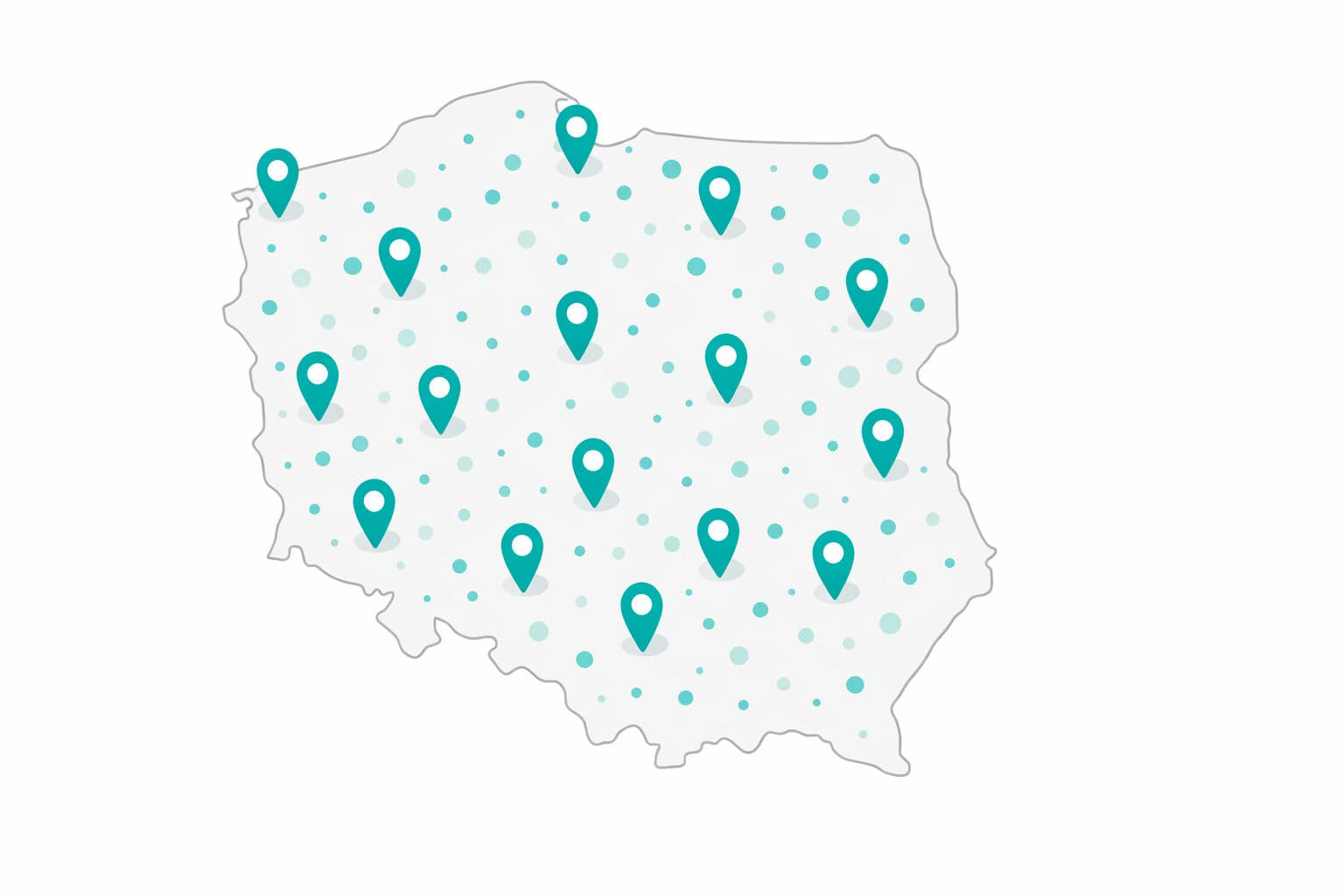 Skala BookingHost – mapa Polski